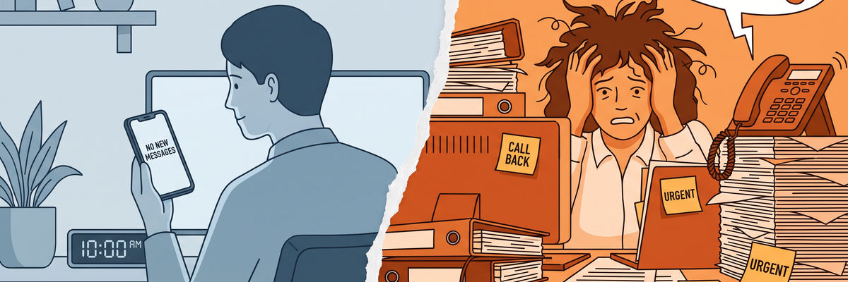 Calm vs. Chaos A Tale of Two Workspaces