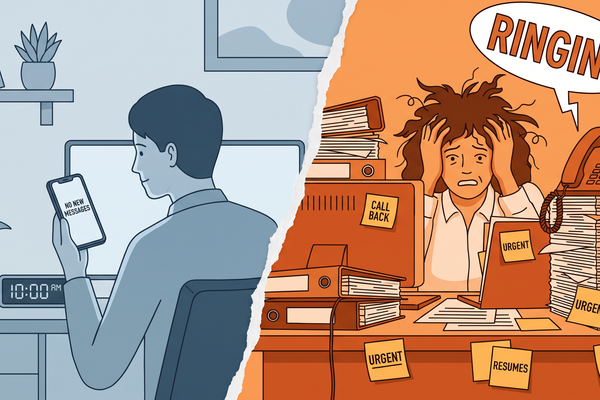 Calm vs. Chaos A Tale of Two Workspaces