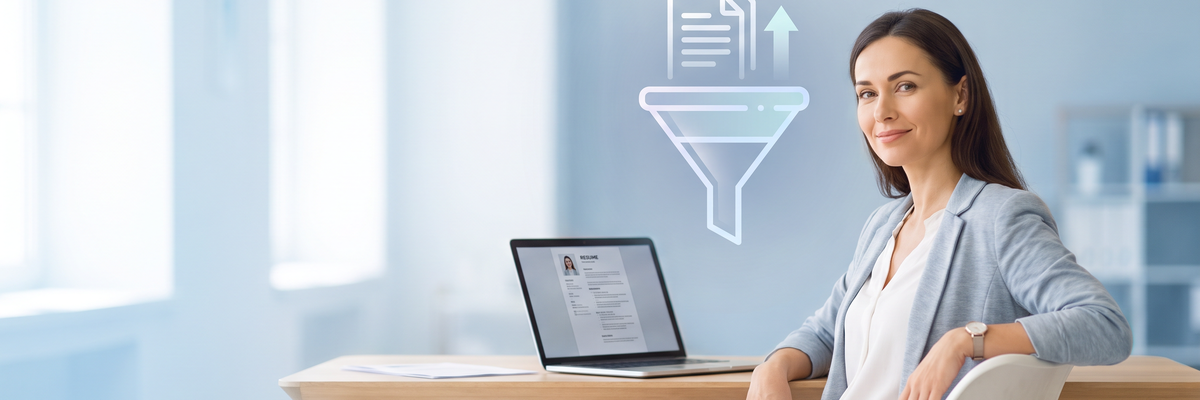 Professional Workspace with Recruitment Focus