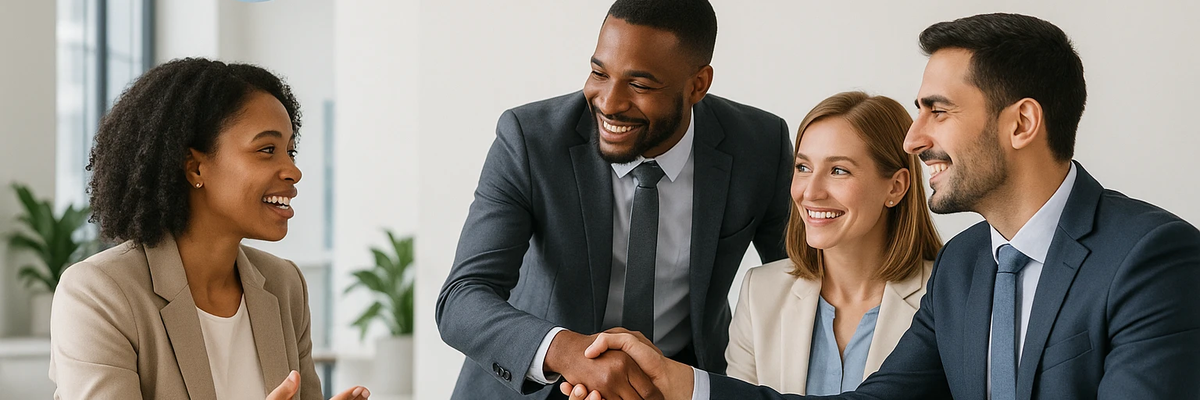 Successful Business Meeting Collaboration & Growth